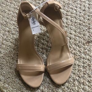 Cream Stiletto Sandal size 8
